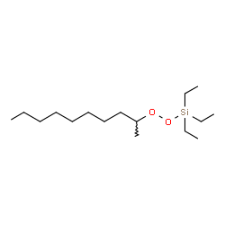 ChemSpider 2D Image | (2-Decanylperoxy)(triethyl)silane | C16H36O2Si