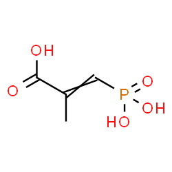ChemSpider 2D Image | 2-Methyl-3-phosphonoacrylic acid | C4H7O5P