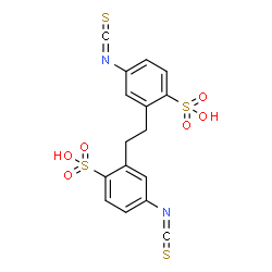 ChemSpider 2D Image | 2,2'-(1,2-Ethanediyl)bis(4-isothiocyanatobenzenesulfonic acid) | C16H12N2O6S4