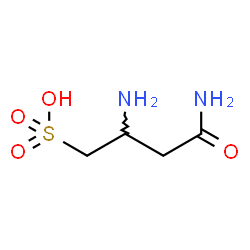 ChemSpider 2D Image | 2,4-Diamino-4-oxo-1-butanesulfonic acid | C4H10N2O4S