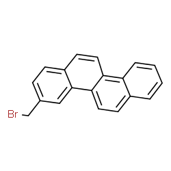 ChemSpider 2D Image | 3-(Bromomethyl)chrysene | C19H13Br