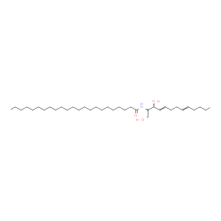 ChemSpider 2D Image | N-(1,3-Dihydroxy-4,8-tridecadien-2-yl)tricosanamide | C36H69NO3
