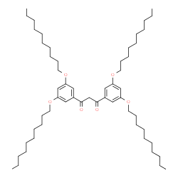 ChemSpider 2D Image | 1,3-Bis[3,5-bis(decyloxy)phenyl]-1,3-propanedione | C55H92O6