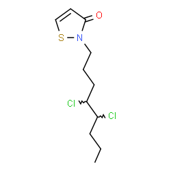 ChemSpider 2D Image | 2-(4,5-Dichlorooctyl)-1,2-thiazol-3(2H)-one | C11H17Cl2NOS