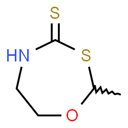 ChemSpider 2D Image | 2-Methyl-1,3,5-oxathiazepane-4-thione | C5H9NOS2