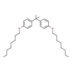 ChemSpider 2D Image | 1,1'-(2,2-Propanediyl)bis[4-(octyloxy)benzene] | C31H48O2