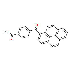 ChemSpider 2D Image | Methyl 4-(1-pyrenylcarbonyl)benzoate | C25H16O3