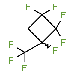 ChemSpider 2D Image | 1,1,2,2,3-Pentafluoro-3-(trifluoromethyl)cyclobutane | C5H2F8