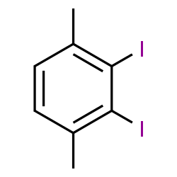 ChemSpider 2D Image | 2,3-Diiodo-1,4-dimethylbenzene | C8H8I2