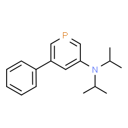 ChemSpider 2D Image | N,N-Diisopropyl-5-phenyl-3-phosphininamine | C17H22NP