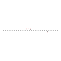 ChemSpider 2D Image | 18-Hydroxy-7,16-hentriacontanedione | C31H60O3