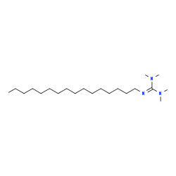 ChemSpider 2D Image | 2-Hexadecyl-1,1,3,3-tetramethylguanidine | C21H45N3