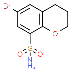 ChemSpider 2D Image | 6-Bromo-8-chromanesulfonamide | C9H10BrNO3S