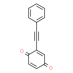 ChemSpider 2D Image | 2-(Phenylethynyl)-1,4-benzoquinone | C14H8O2