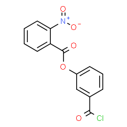 ChemSpider 2D Image | 3-(Chlorocarbonyl)phenyl 2-nitrobenzoate | C14H8ClNO5