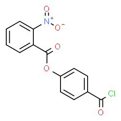 ChemSpider 2D Image | 4-(Chlorocarbonyl)phenyl 2-nitrobenzoate | C14H8ClNO5