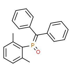 ChemSpider 2D Image | (2,6-Dimethylphenyl)(diphenylmethylene)phosphine oxide | C21H19OP