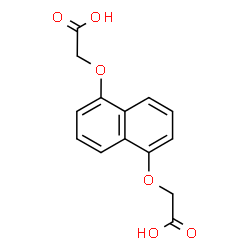 ChemSpider 2D Image | 2,2'-[1,5-Naphthalenediylbis(oxy)]diacetic acid | C14H12O6