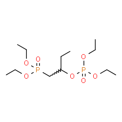 ChemSpider 2D Image | Diethyl {2-[(diethoxyphosphoryl)oxy]butyl}phosphonate | C12H28O7P2