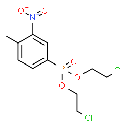 ChemSpider 2D Image | Bis(2-chloroethyl) (4-methyl-3-nitrophenyl)phosphonate | C11H14Cl2NO5P