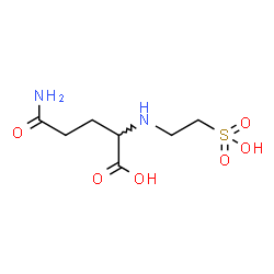 ChemSpider 2D Image | N~2~-(2-Sulfoethyl)glutamine | C7H14N2O6S