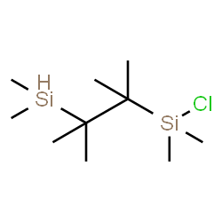 ChemSpider 2D Image | Chloro[3-(dimethylsilyl)-2,3-dimethyl-2-butanyl]dimethylsilane | C10H25ClSi2