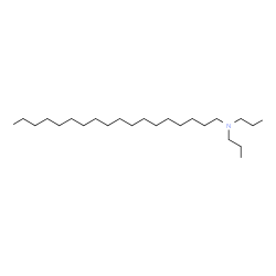 ChemSpider 2D Image | N,N-Dipropyl-1-octadecanamine | C24H51N