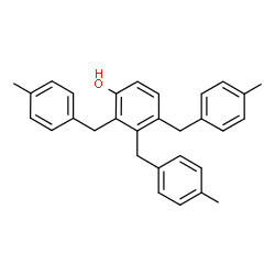 ChemSpider 2D Image | 2,3,4-Tris(4-methylbenzyl)phenol | C30H30O