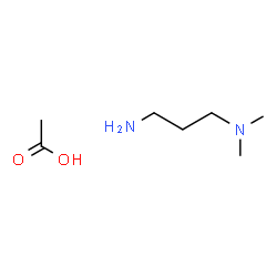 ChemSpider 2D Image | N,N-Dimethyl-1,3-propanediamine acetate (1:1) | C7H18N2O2