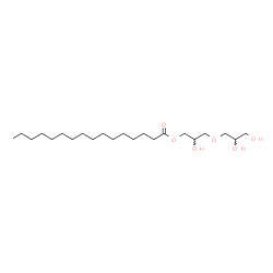 ChemSpider 2D Image | 3-(2,3-Dihydroxypropoxy)-2-hydroxypropyl palmitate | C22H44O6