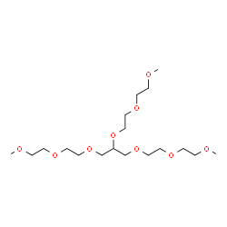 ChemSpider 2D Image | 10-[2-(2-Methoxyethoxy)ethoxy]-2,5,8,12,15,18-hexaoxanonadecane | C18H38O9
