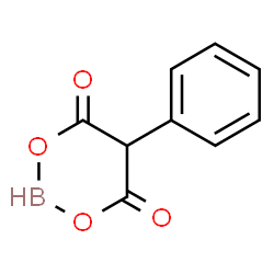 ChemSpider 2D Image | 5-Phenyl-1,3,2-dioxaborinane-4,6-dione | C9H7BO4