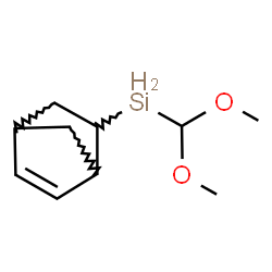 ChemSpider 2D Image | Bicyclo[2.2.1]hept-5-en-2-yl(dimethoxymethyl)silane | C10H18O2Si
