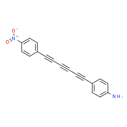 ChemSpider 2D Image | 4-[6-(4-Nitrophenyl)-1,3,5-hexatriyn-1-yl]aniline | C18H10N2O2