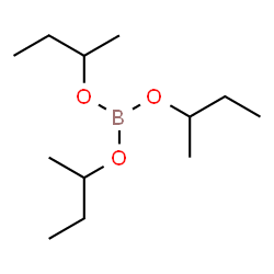 ChemSpider 2D Image | Tri-sec-butyl borate | C12H27BO3