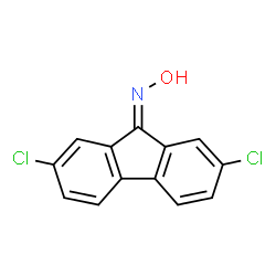 ChemSpider 2D Image | 2,7-Dichloro-N-hydroxy-9H-fluoren-9-imine | C13H7Cl2NO