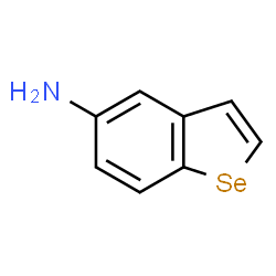 ChemSpider 2D Image | 1-Benzoselenophen-5-amine | C8H7NSe