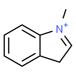 ChemSpider 2D Image | 1-Methyl-3H-indolium | C9H10N