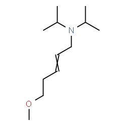 ChemSpider 2D Image | N,N-Diisopropyl-5-methoxy-2-penten-1-amine | C12H25NO