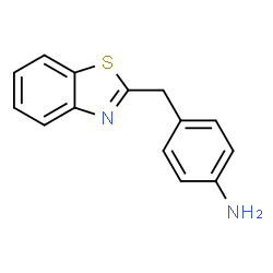 ChemSpider 2D Image | 4-(1,3-Benzothiazol-2-ylmethyl)aniline | C14H12N2S