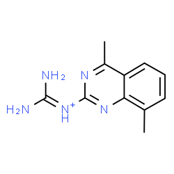 ChemSpider 2D Image | Diamino-N-(4,8-dimethyl-2-quinazolinyl)methaniminium | C11H14N5