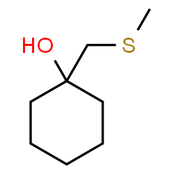 ChemSpider 2D Image | 1-((Methylthio)methyl)cyclohexanol | C8H16OS