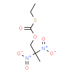 ChemSpider 2D Image | O-(2,2-Dinitropropyl) S-ethyl carbonothioate | C6H10N2O6S
