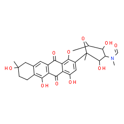 ChemSpider 2D Image | N-Methyl-N-[4,8,12,22,24-pentahydroxy-1,12-dimethyl-6,17-dioxo-20,25-dioxahexacyclo[19.3.1.0~2,19~.0~5,18~.0~7,16~.0~9,14~]pentacosa-2,4,7(16),8,14,18-hexaen-23-yl]formamide | C27H27NO10
