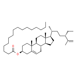 ChemSpider 2D Image | (3beta,24S)-Stigmasta-5,25-dien-3-yl palmitate | C45H78O2