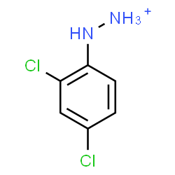 ChemSpider 2D Image | (2,4-Dichlorophenyl)hydrazinium | C6H7Cl2N2