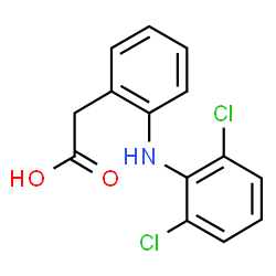 ChemSpider 2D Image | Diclofenac | C14H11Cl2NO2