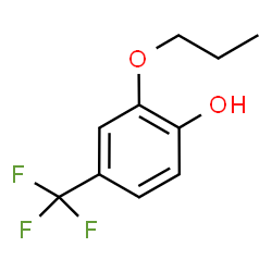ChemSpider 2D Image | 2-Propoxy-4-(trifluoromethyl)phenol | C10H11F3O2