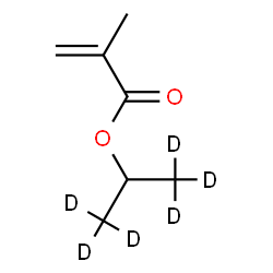 ChemSpider 2D Image | (1,1,1,3,3,3-~2~H_6_)-2-Propanyl methacrylate | C7H6D6O2