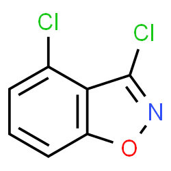 ChemSpider 2D Image | 3,4-Dichloro-1,2-benzoxazole | C7H3Cl2NO